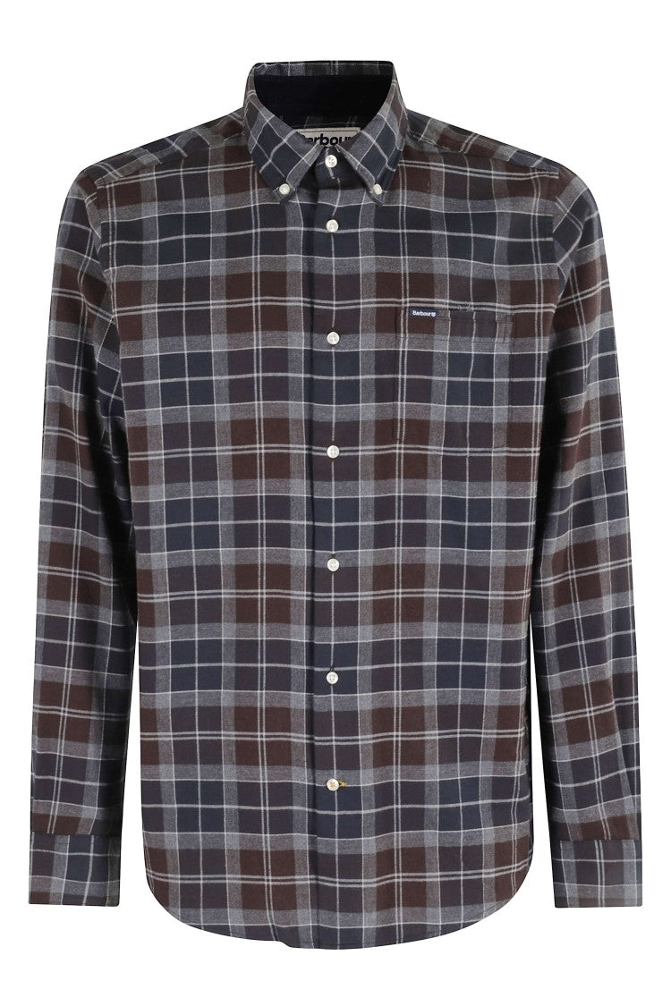 Barbour Tailored Flanellina Check Shirt With Classic Collar