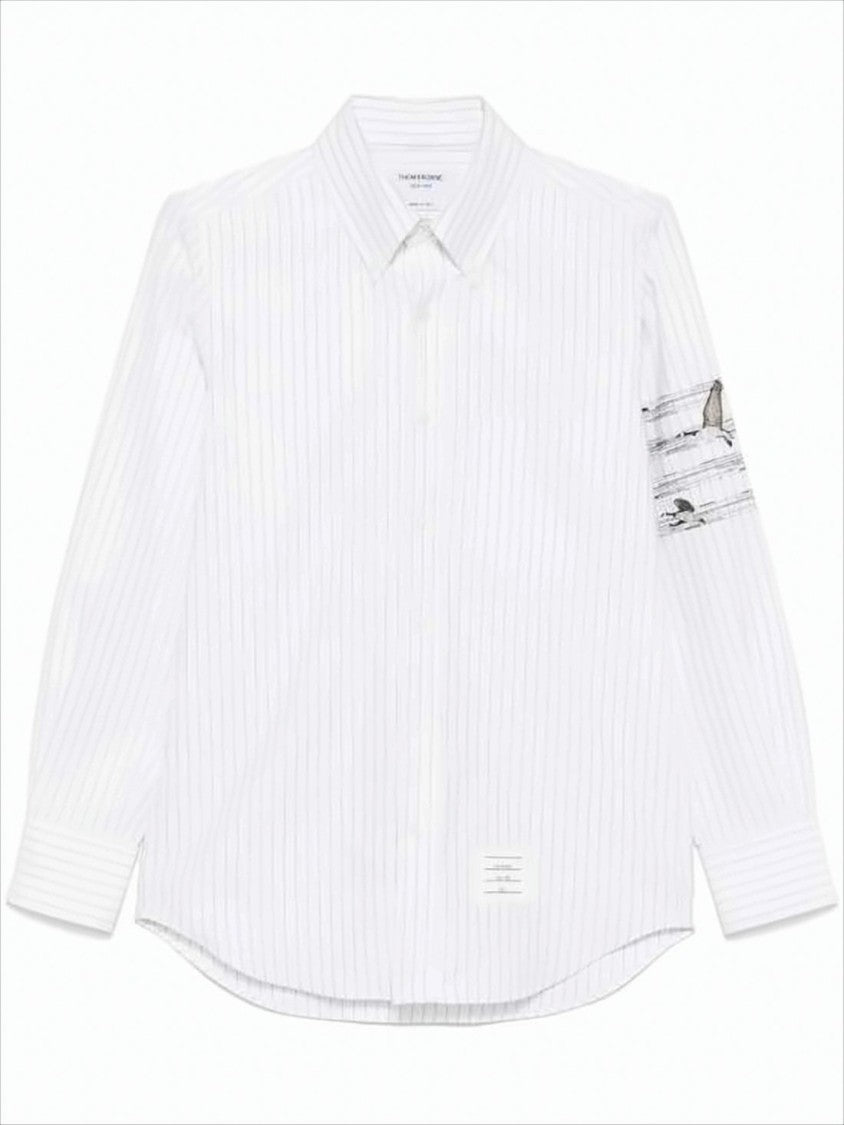Thom Browne Long Sleeve Pinstripe Shirt