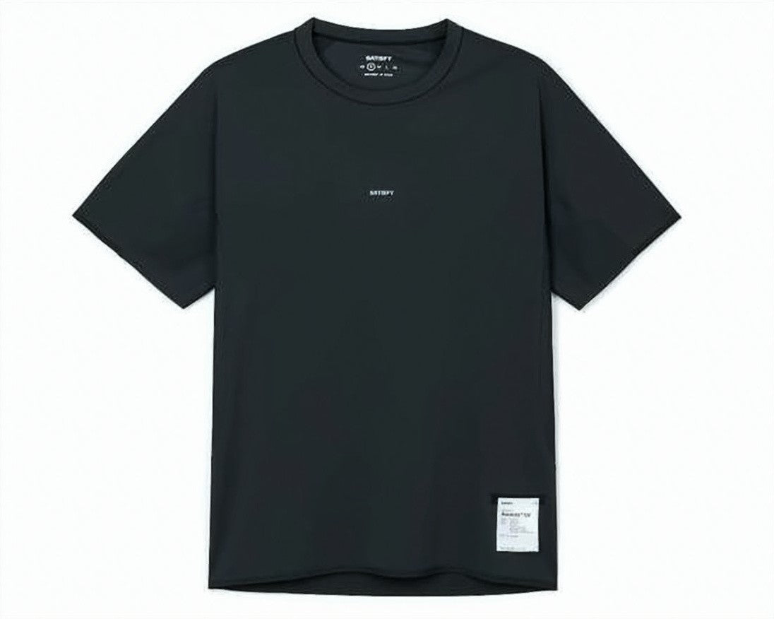 Satisfy Minimalist Short-Sleeve T-Shirt With Logo Detail
