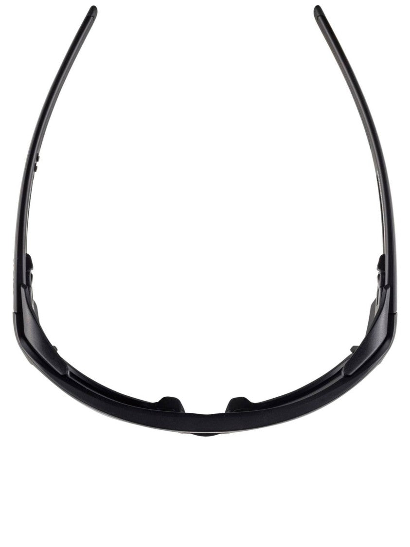 Alpina Rectangular Matte Black Sunglasses