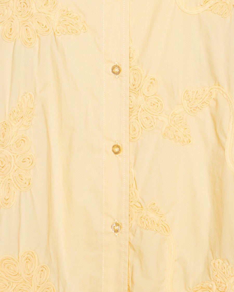 Rotate Flower Italian Straw Shirt