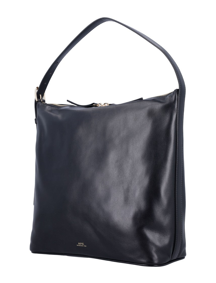 A.P.C. Sac Vera Smooth Leather Handbag