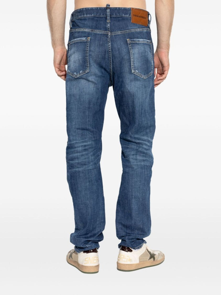 Dsquared2 Powder Blue Classic Five-Pocket Jeans