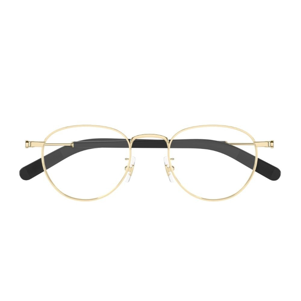 Montblanc Mb0423o Linea Snowcap Phantos-Shaped Gold-Tone Metal Sunglasses