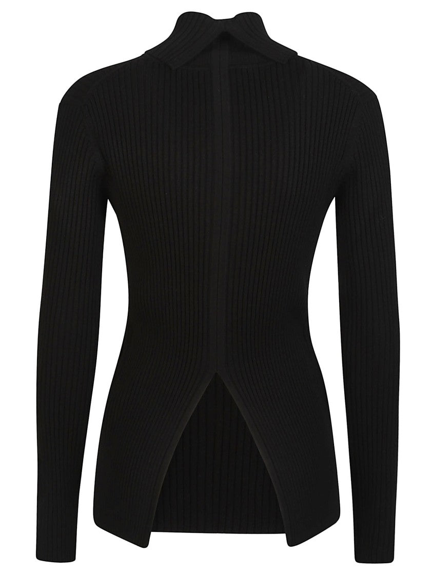 P.A.R.O.S.H. Rilla Ribbed Viscose Turtleneck Sweater