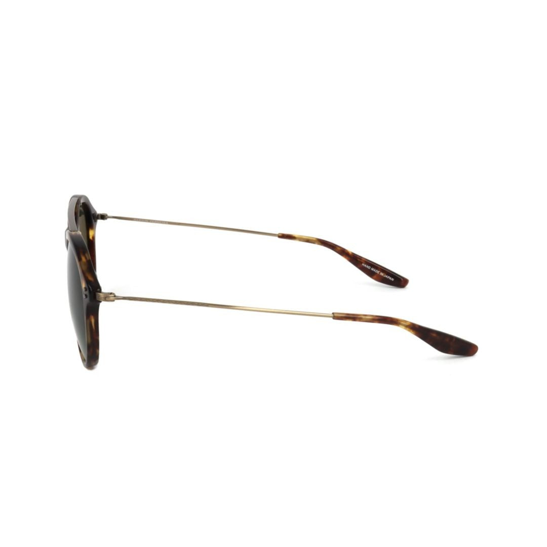 Barton Perreira Bp0035 520Mi Rounded Tortoiseshell Sunglasses With Metallic Temples