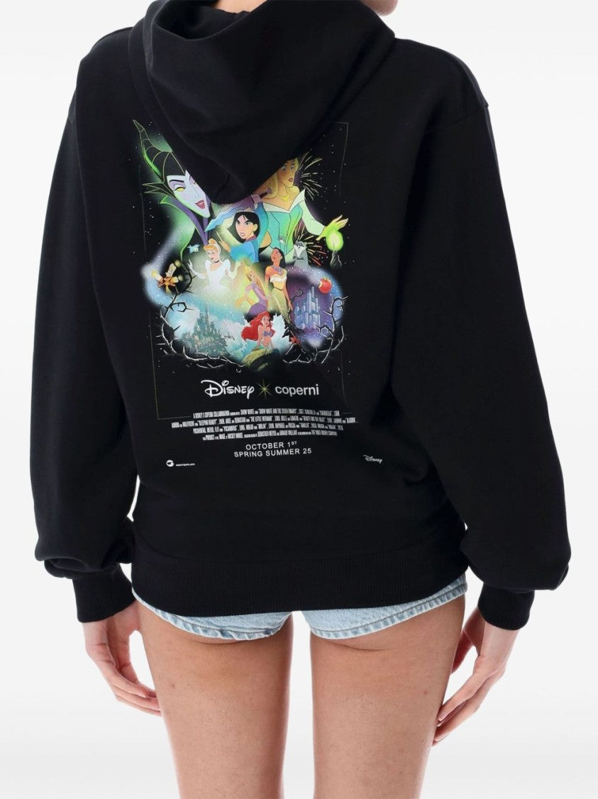 Coperni Cotton Hoodie With Disney Logo Print And