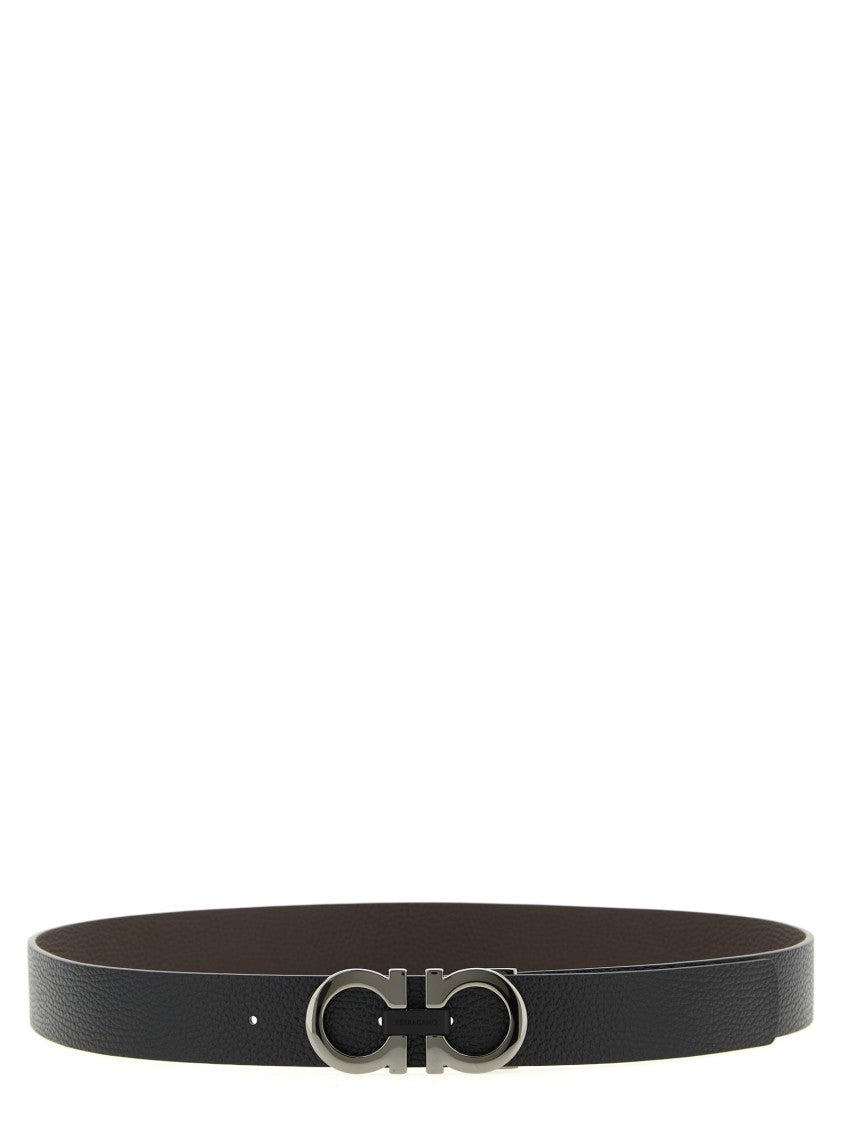 Ferragamo 'Gancini' Reversible Belt