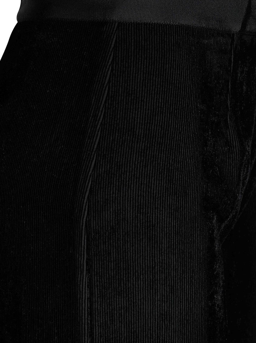Forte Forte Fluid Ribbed Velvet High-Waist Trousers