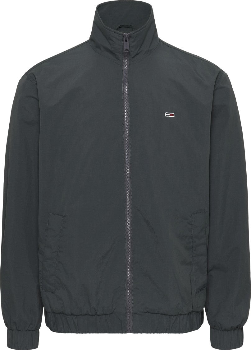 Tommy Jeans Lightweight Blue Polyamide Jacket With Zip Closure