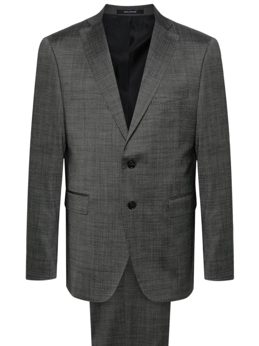 Tagliatore Grey Wool Suit