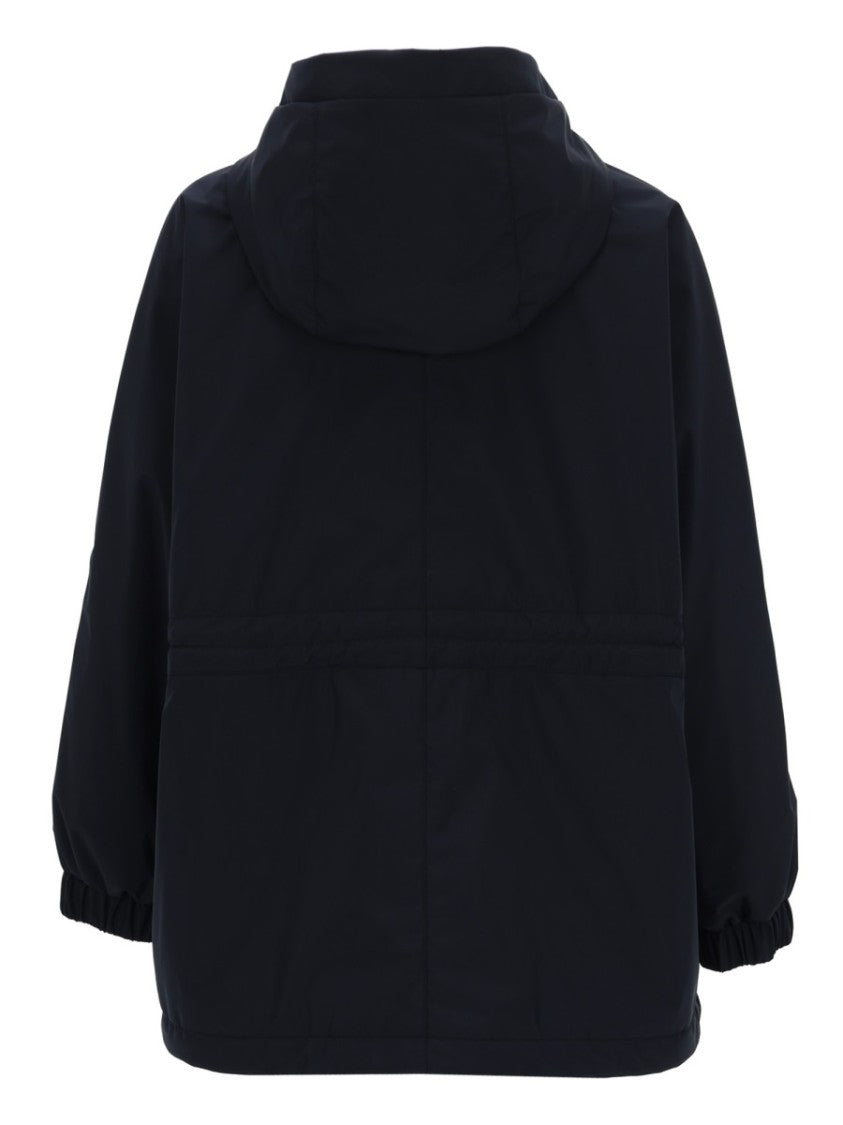 Moorer Neutral Galilea-Stp Drawstring Waist Jacket