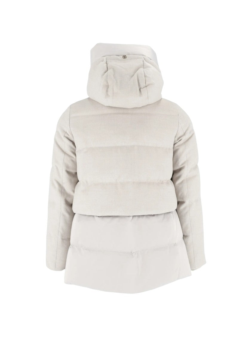 Duno Parka Corto Two-Tone Padded Short Parka