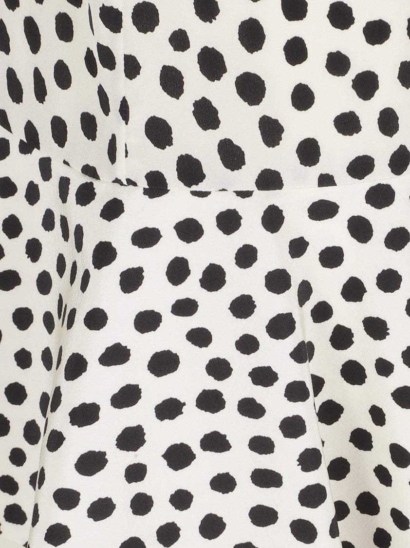 Chloé Silk Mini Skirt With Flounced Silhouette