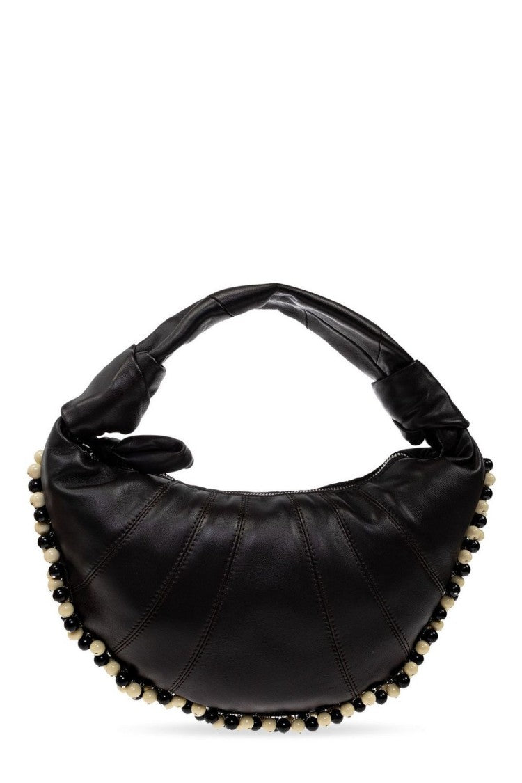 Lemaire Crescent-Shaped Lambskin Tote Bag