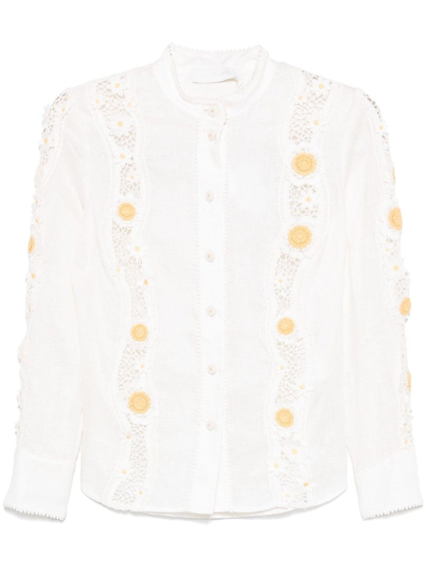 Zimmermann White Everley Shirt