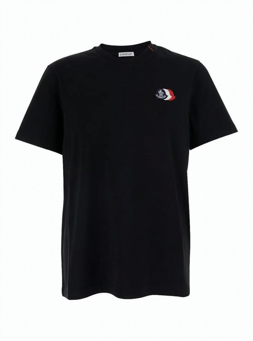 Moncler Short-Sleeved T-Shirt With Bold Stripe Detail