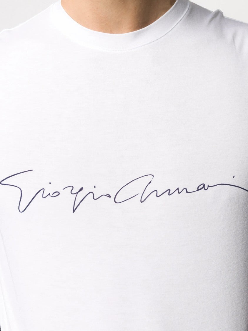Giorgio Armani Signature Print T-Shirt