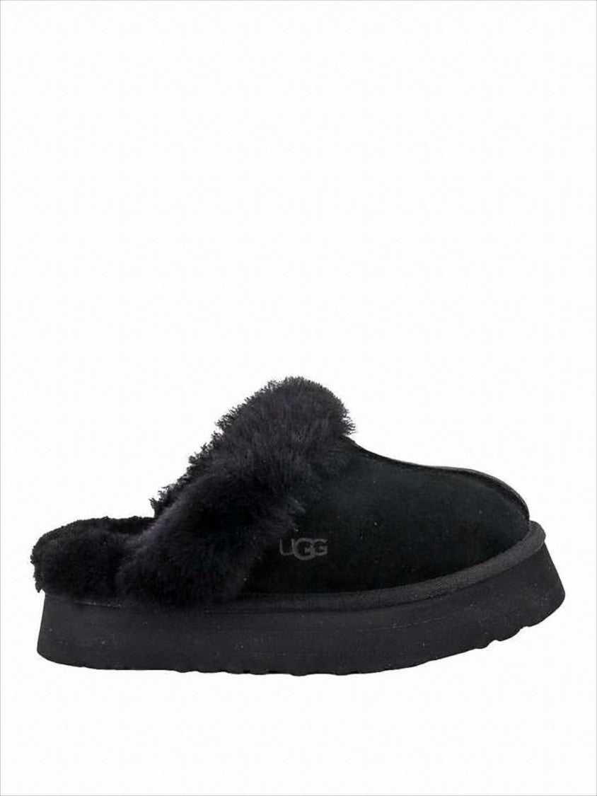 Ugg Slip-On Mules With Plush Fluffy Lining
