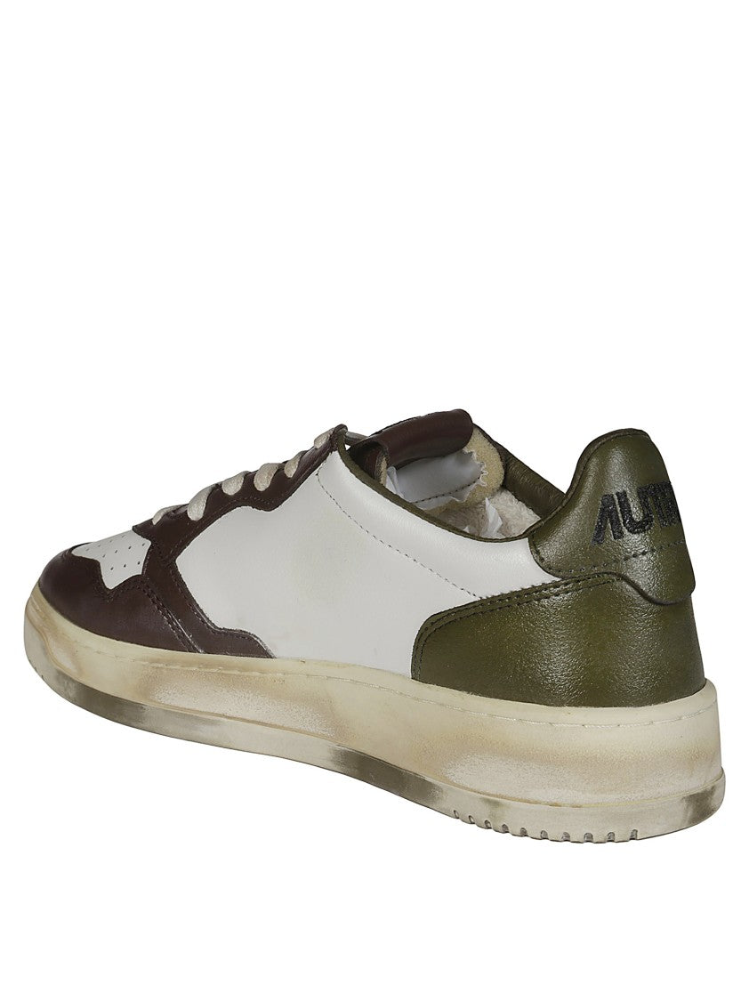 Autry Sup Vint Low Virg Leat Sneakers