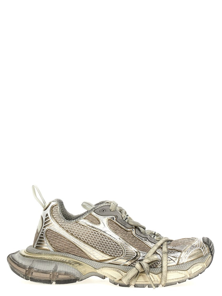 Balenciaga Chunky Layered Sneakers With Worn Effect