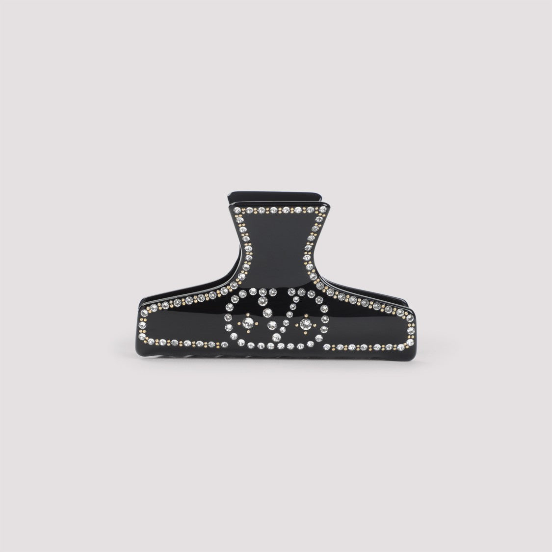 Valentino Garavani Black Resin Hair Clip