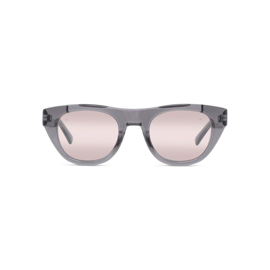 Vuarnet Vu40034i Translucent Grey Sunglasses With Rounded Square Lenses