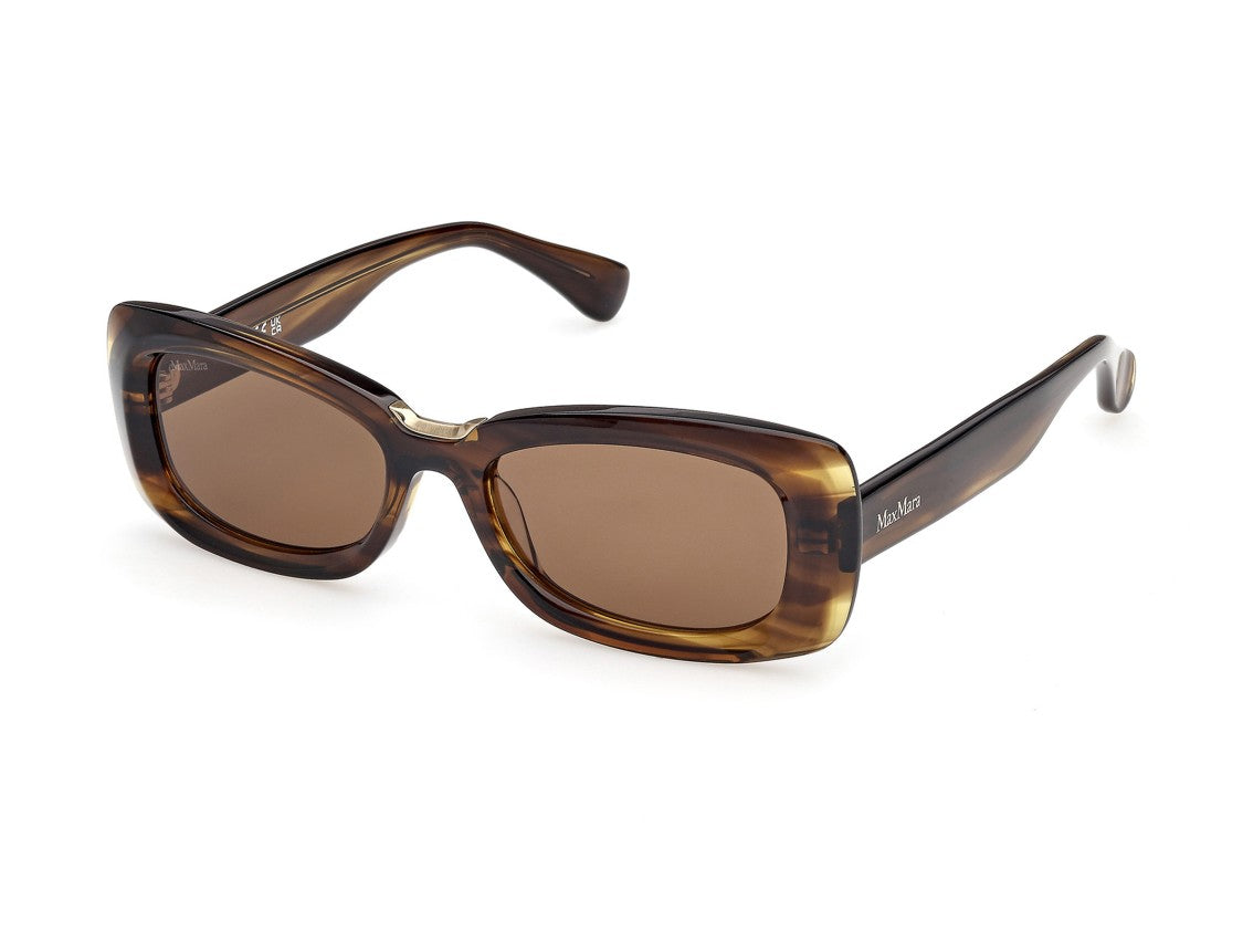 Max Mara Tortoiseshell Mm0197 Oversized Square Sunglasses