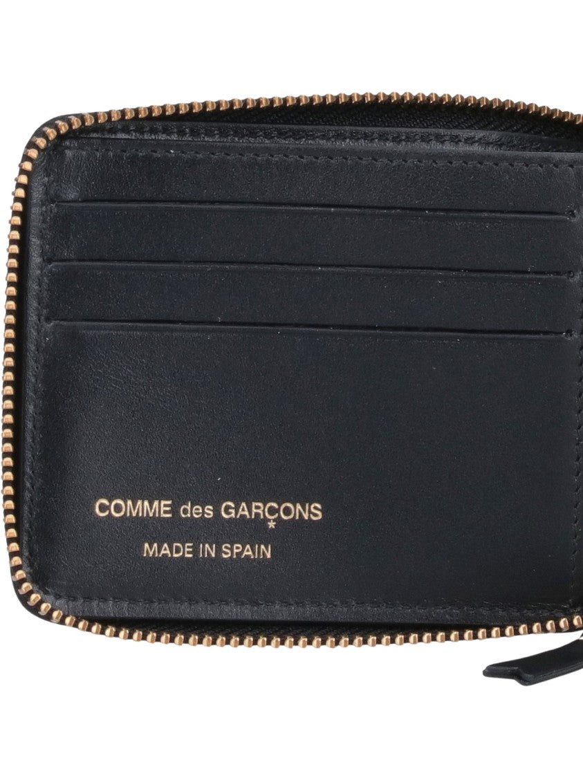 Comme Des Garçons Polka Dot Printed Leather Wallet