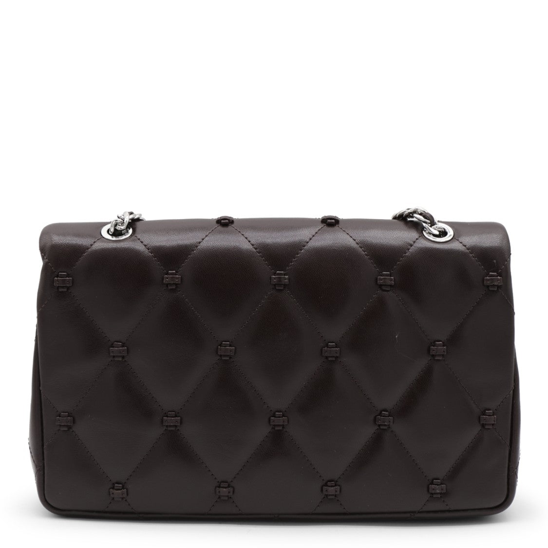 Tory Burch Black Quilted Chain Strap Leather Shoulder Bag