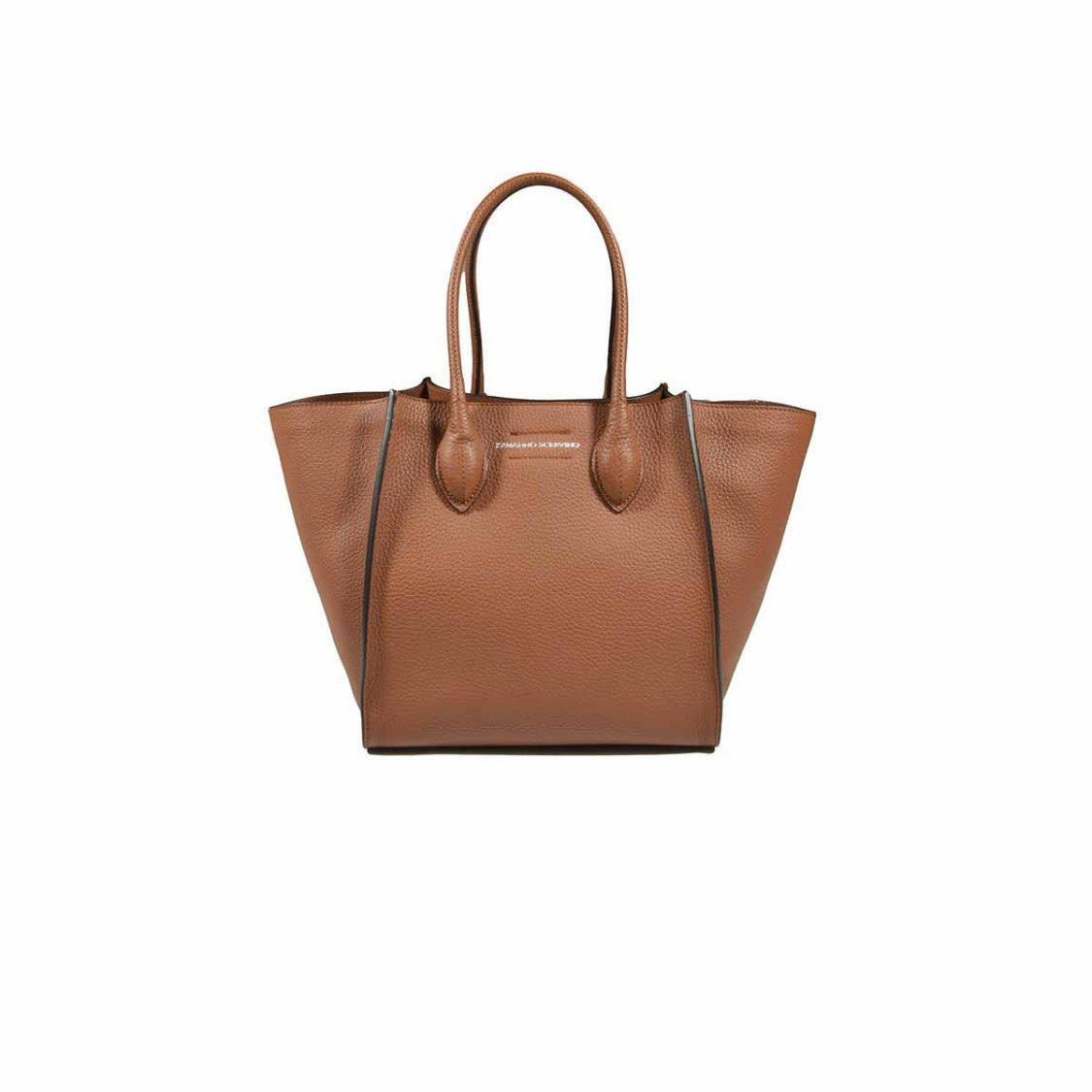 Ermanno Scervino Maggie Medium Shopping Bag In Camel Leather