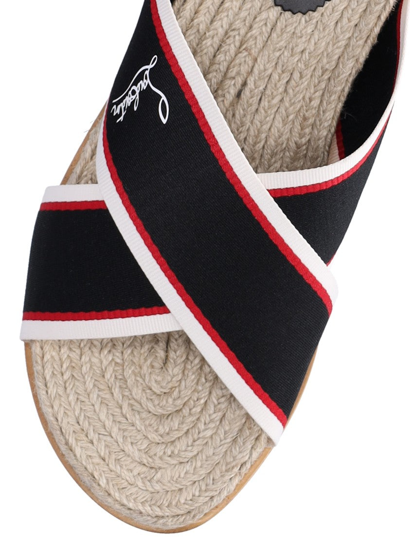 Christian Louboutin "Hot Cross" Slippers