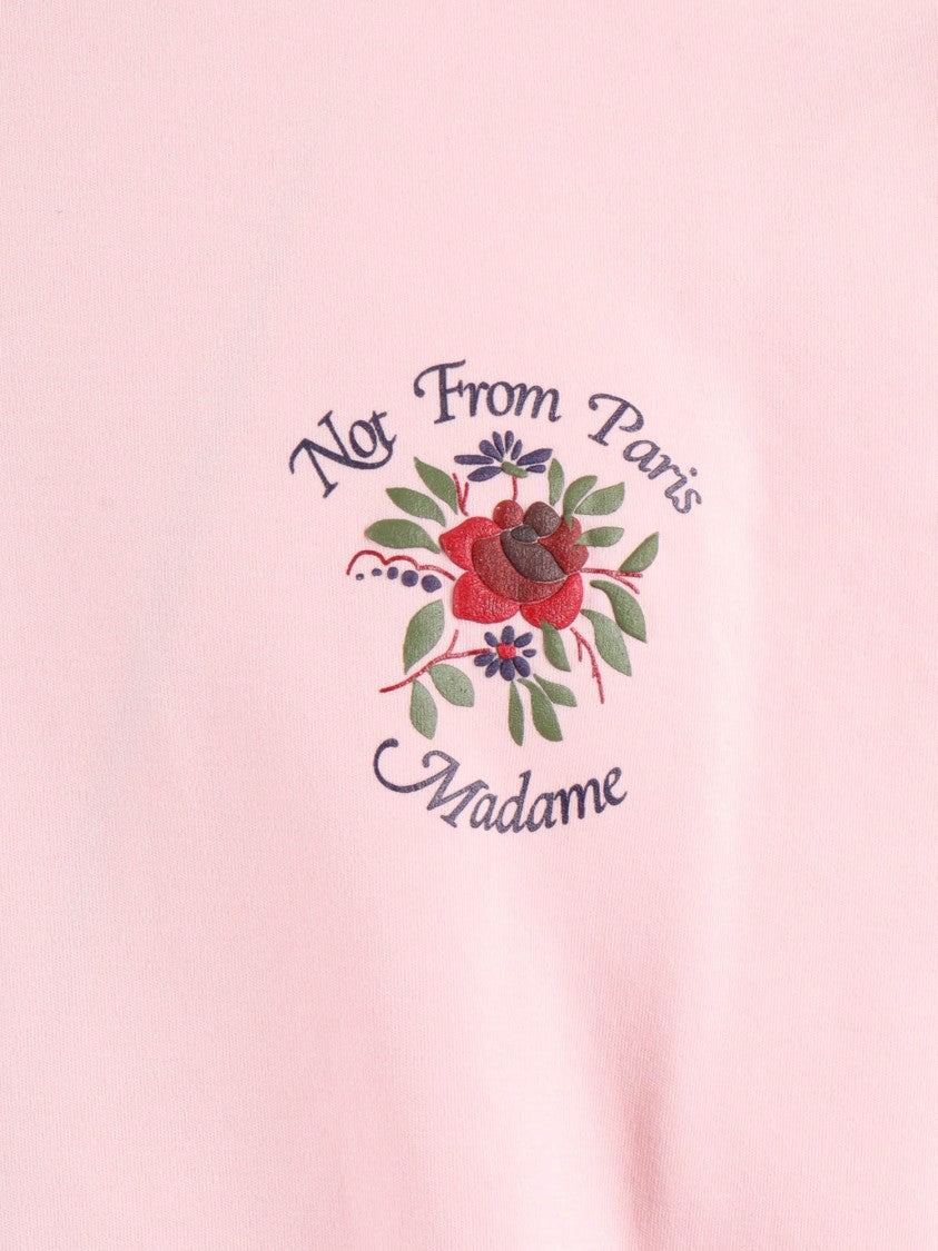 Drôle De Monsieur Light Pink Slogan Rose T-Shirt