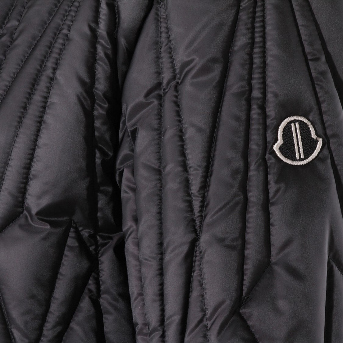 Moncler X Rick Owens Geocamo Flight Down Jacket With Bomber Collar