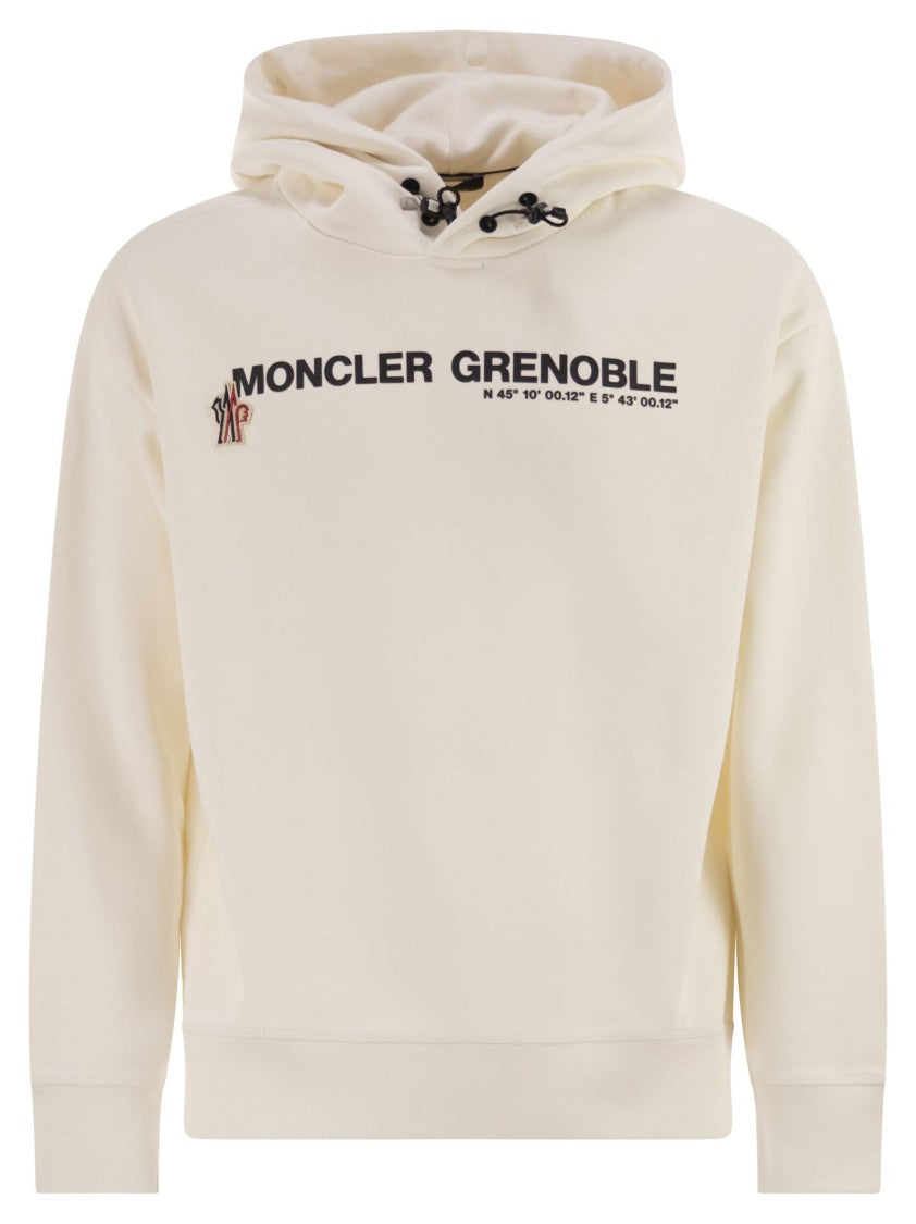 Moncler Grenoble Logoed Cotton Hooded Sweatshirt