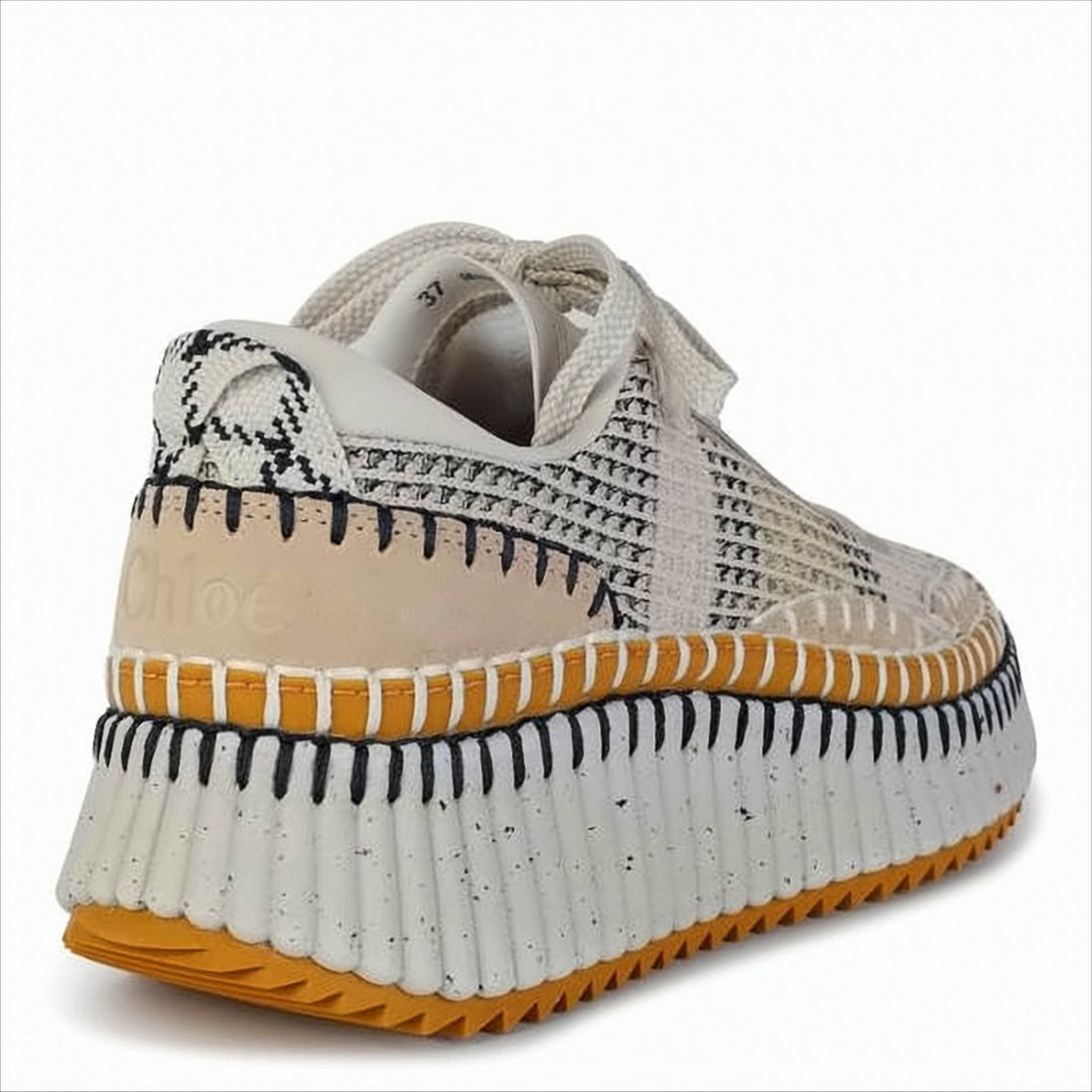Chloé Textured Chunky Sole Sneakers