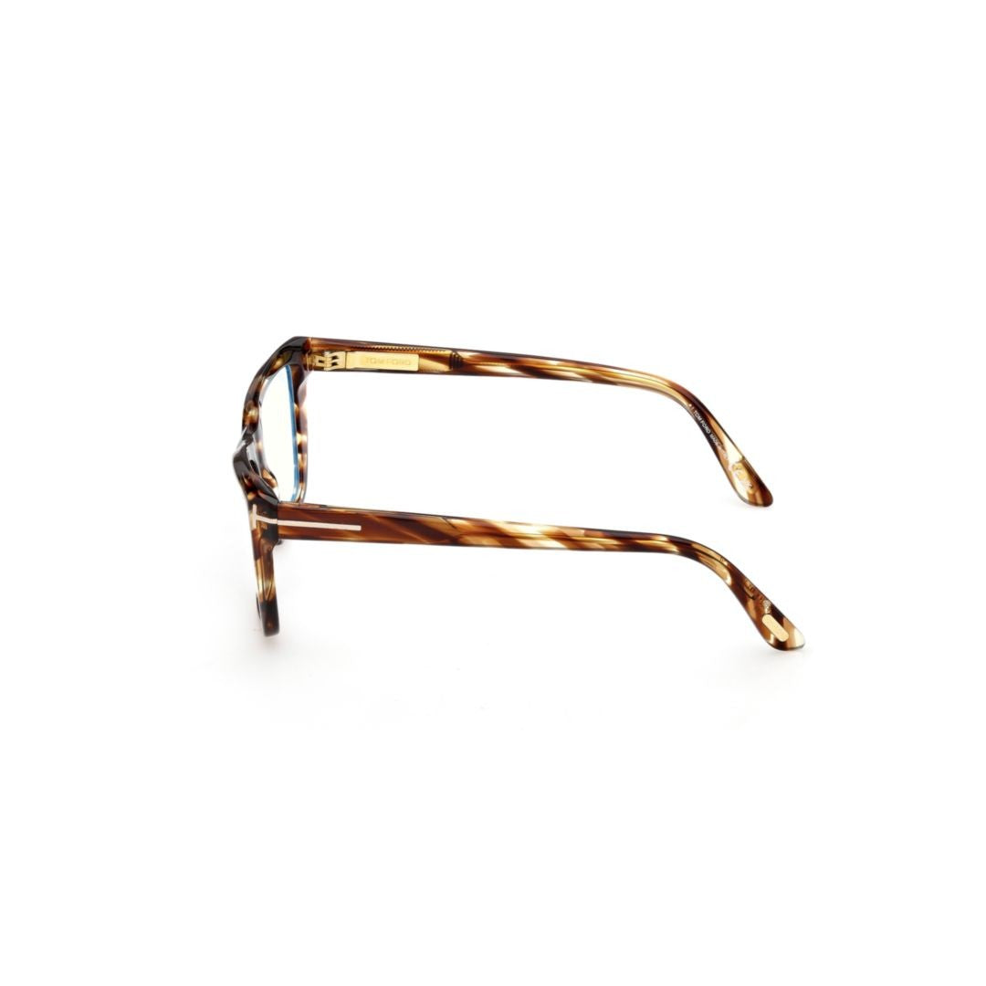 Tom Ford Ft6047-B Angular Tortoiseshell Acetate Eyeglasses