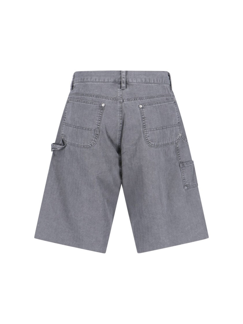 Tonywack Straight-Leg Cargo Shorts And Zip Fly Closure