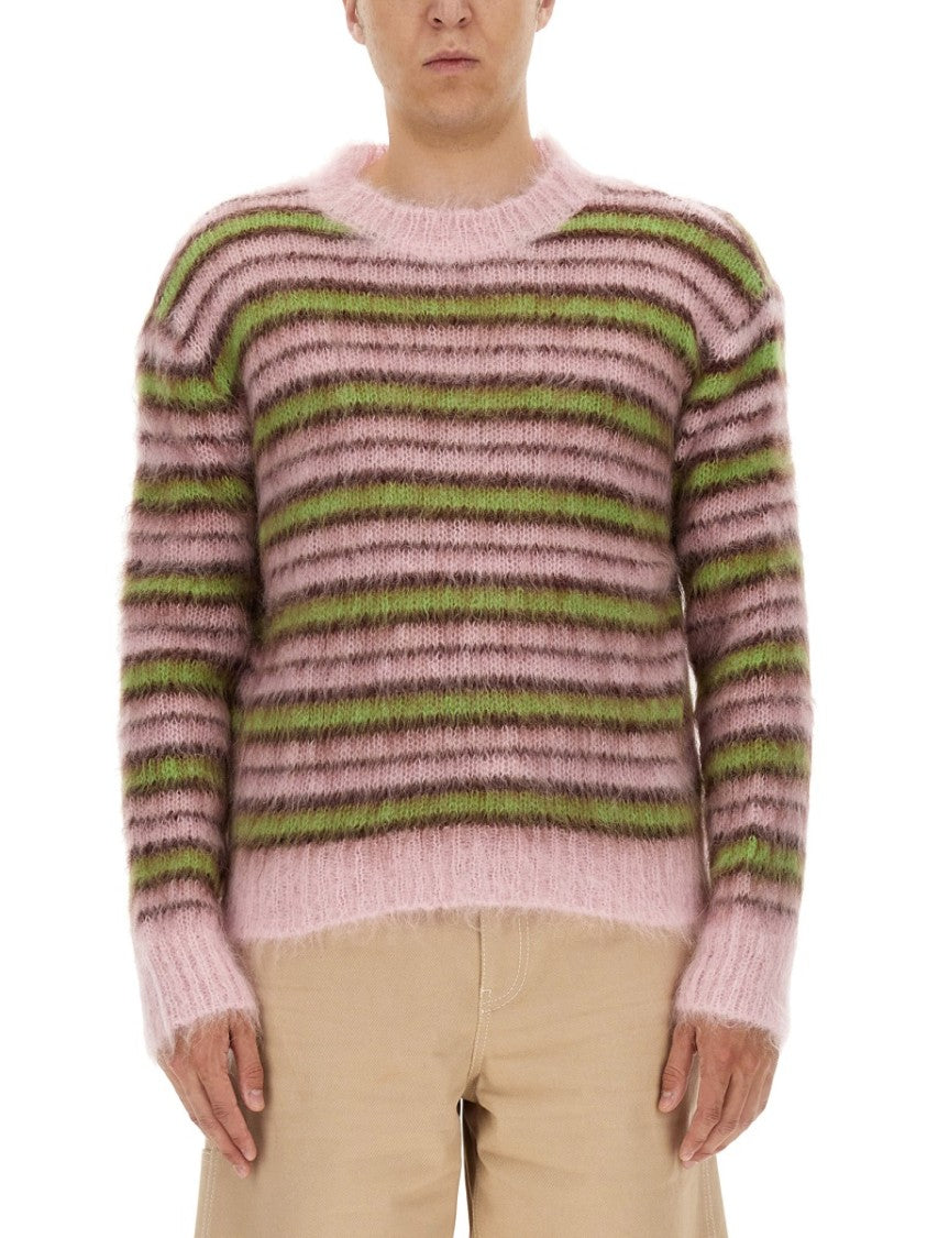 Marni Comfort Fit Striped Sweater