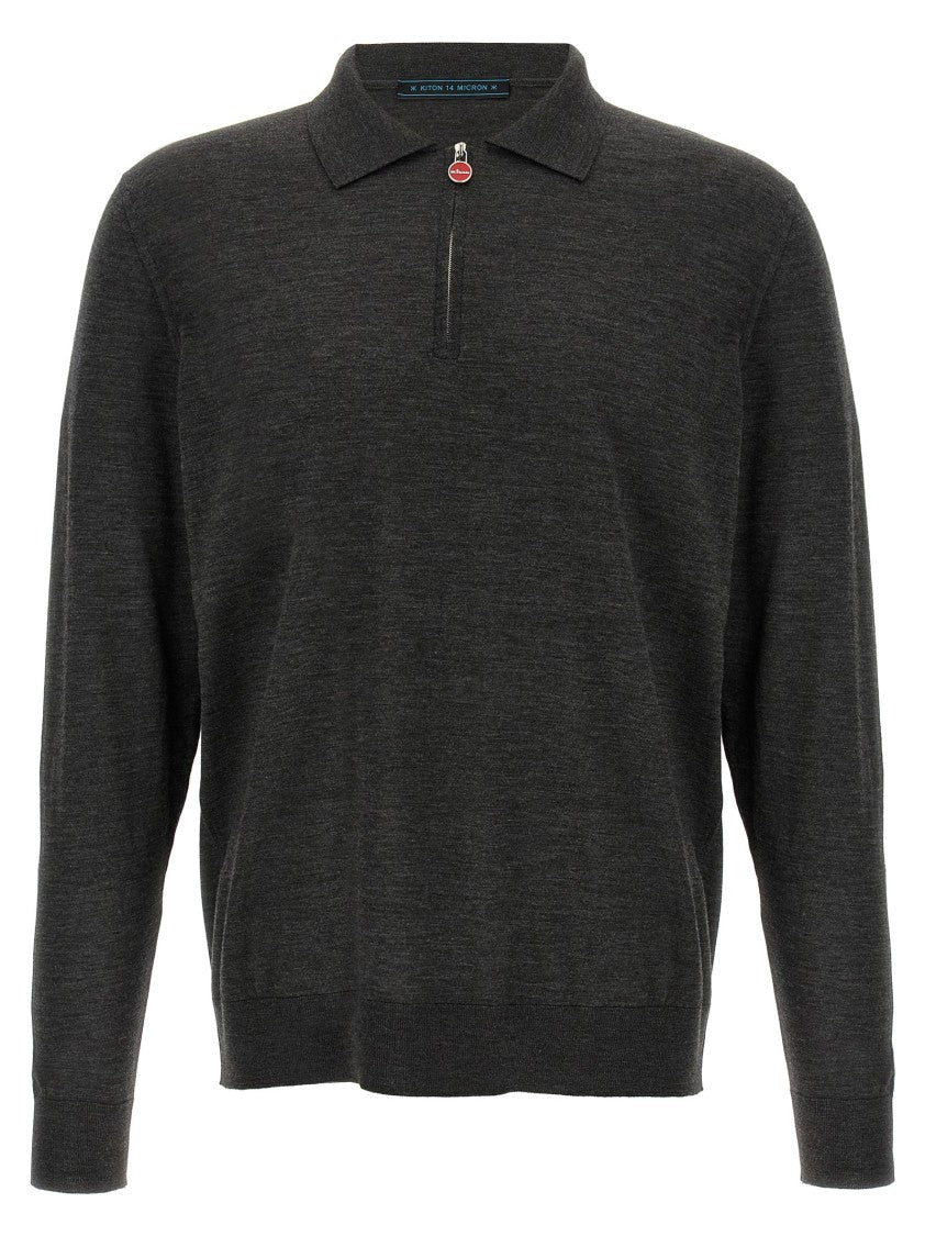 Kiton Halfzip Polo Shirt