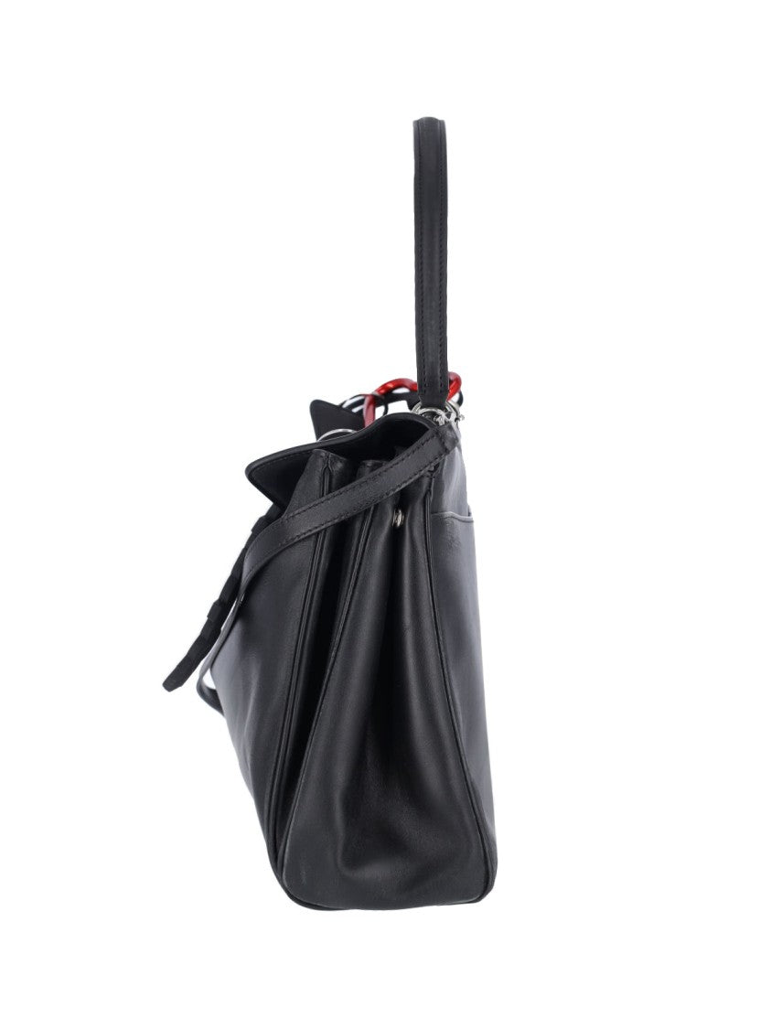 Balenciaga "Rodeo" Medium Charm Bag Black