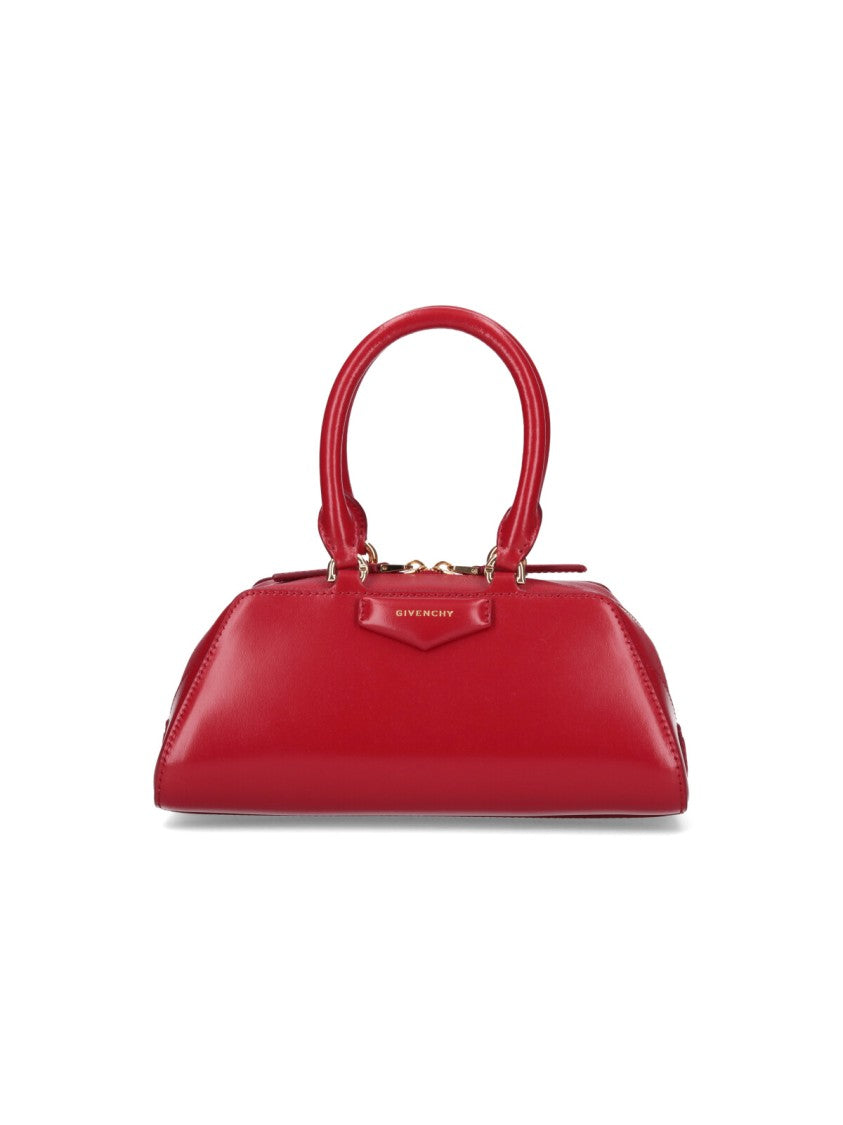 Givenchy Structured Red Shoulder Bag With Versatile Design