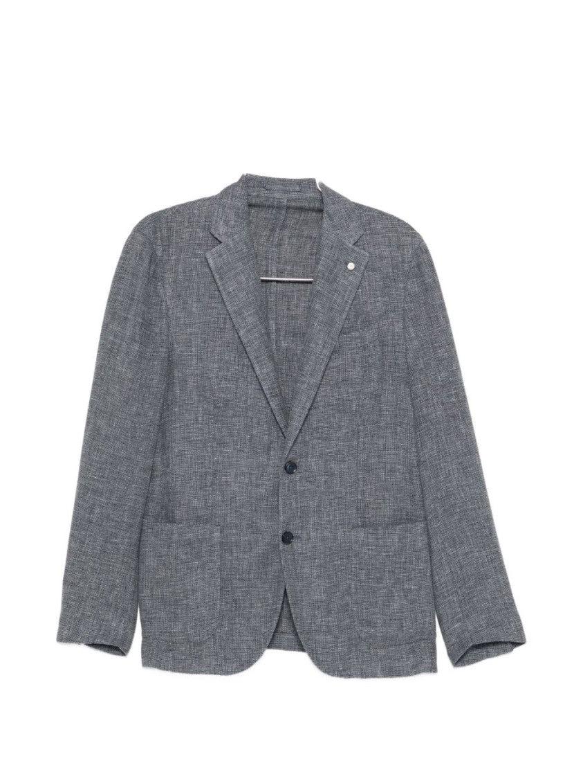 Luigi Bianchi Brando Blue Single Breasted Jacket