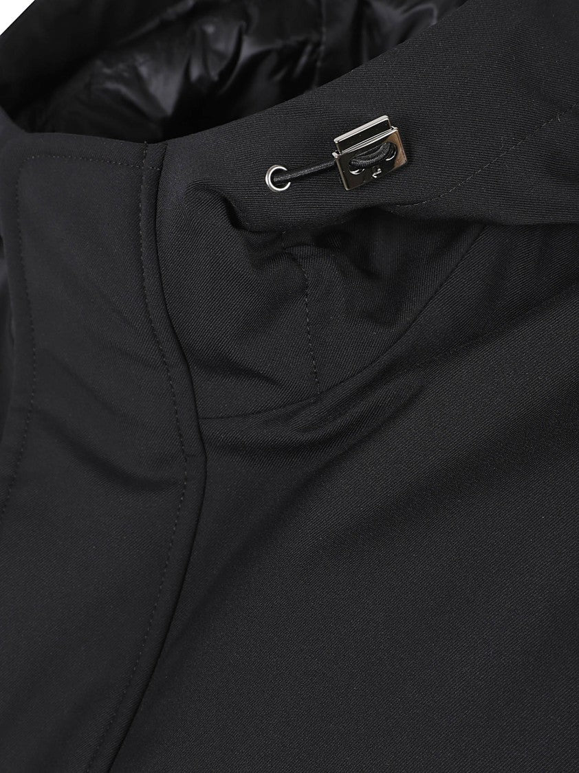 Herno Matte Hooded Coat