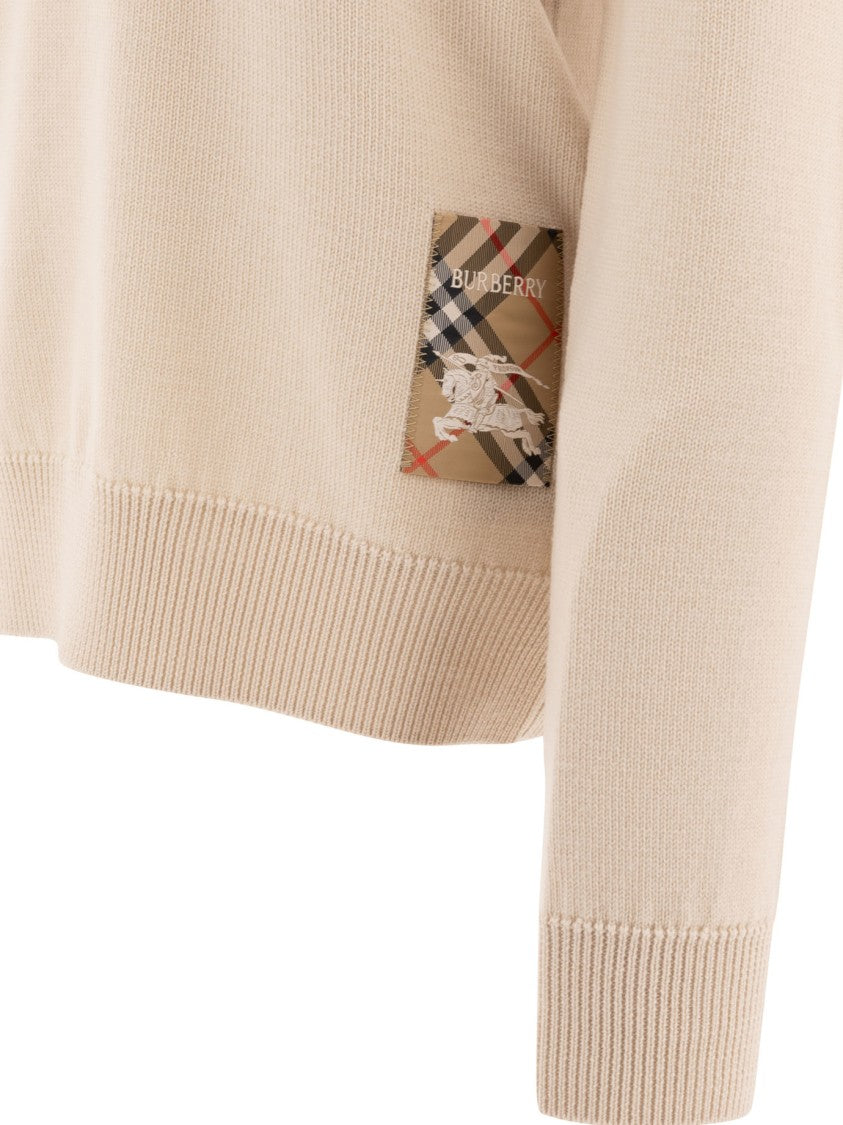 Burberry Wool Crew Neck Sweater