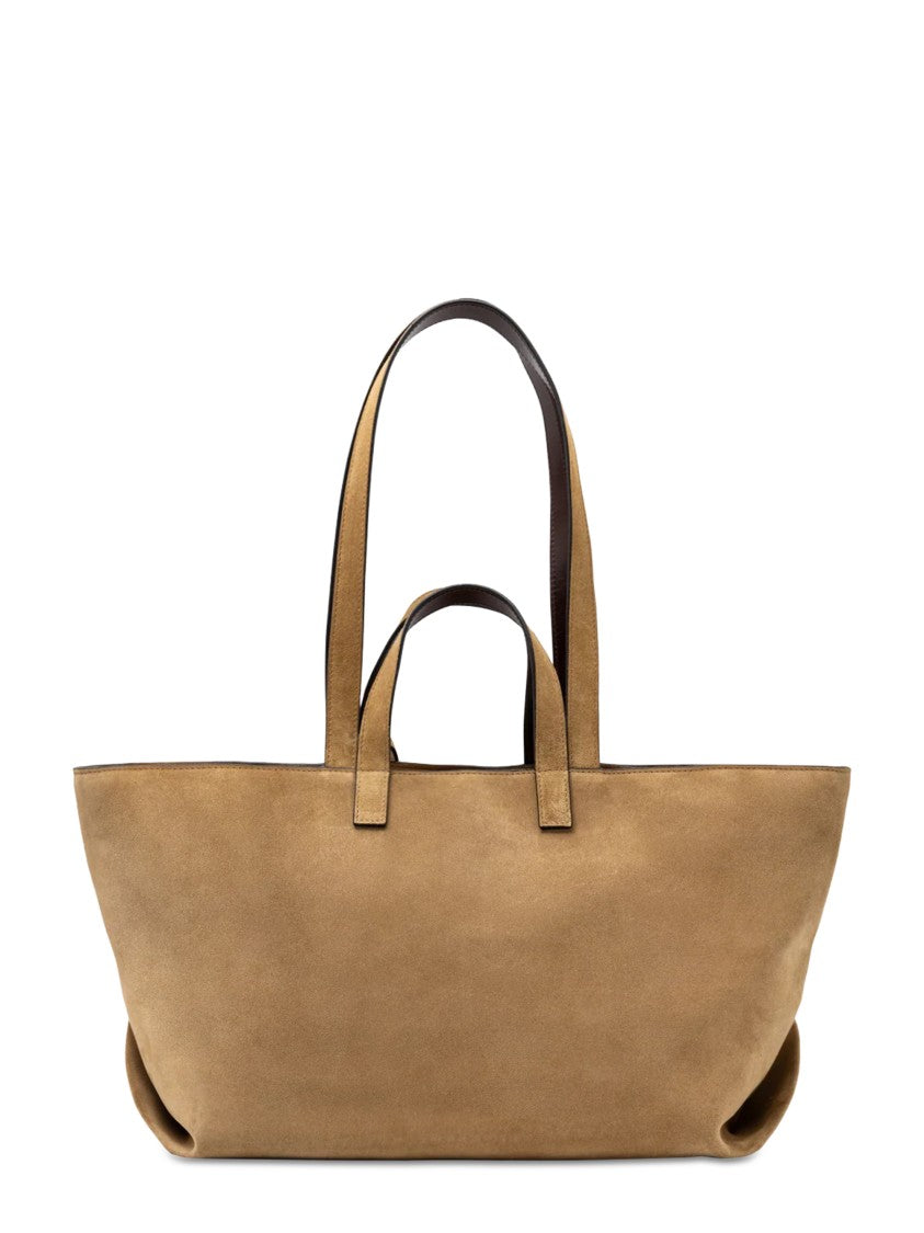 A.P.C. Soft-Structured Brown Cow Leather Tote Bag