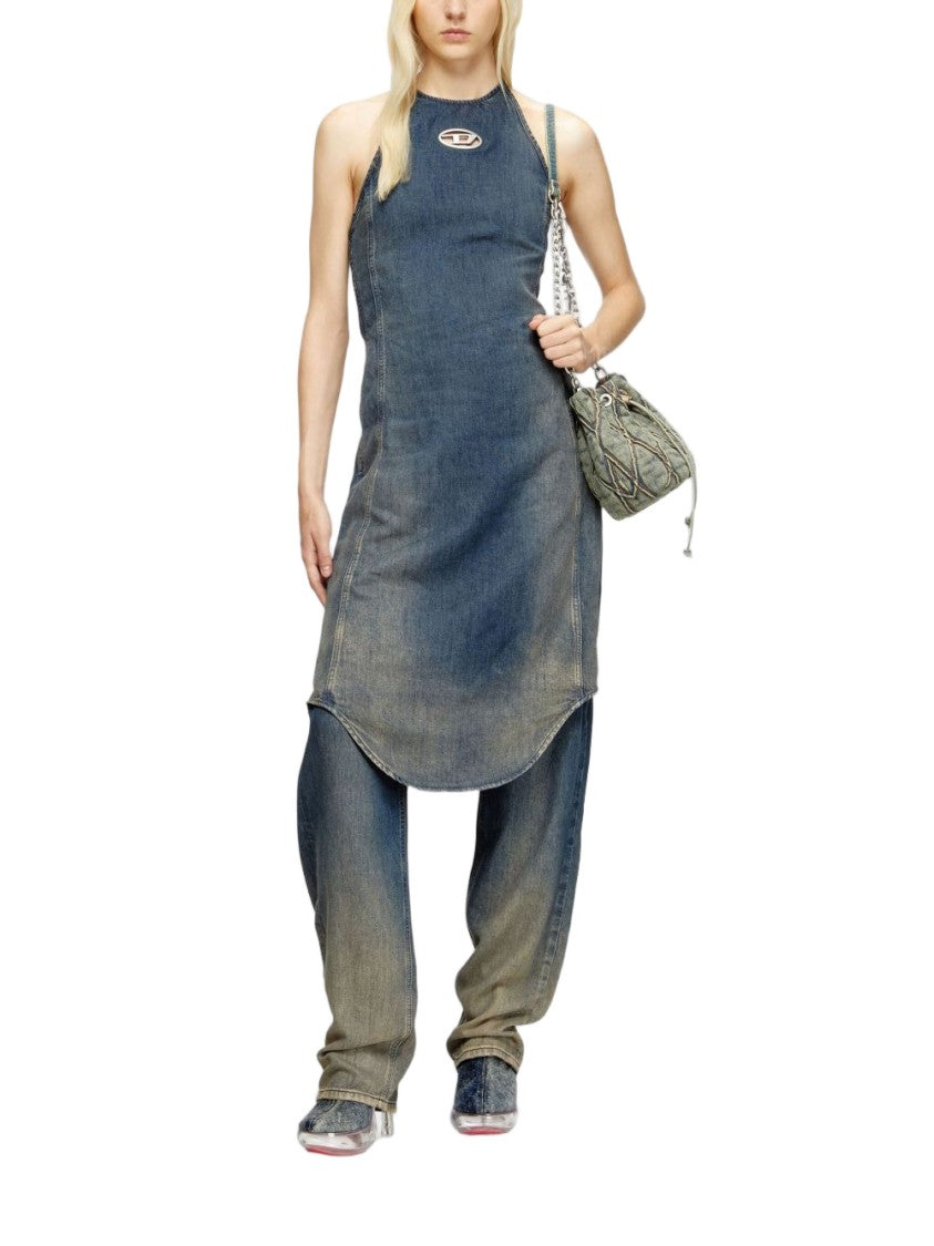 Diesel Halter Neck Denim Dress