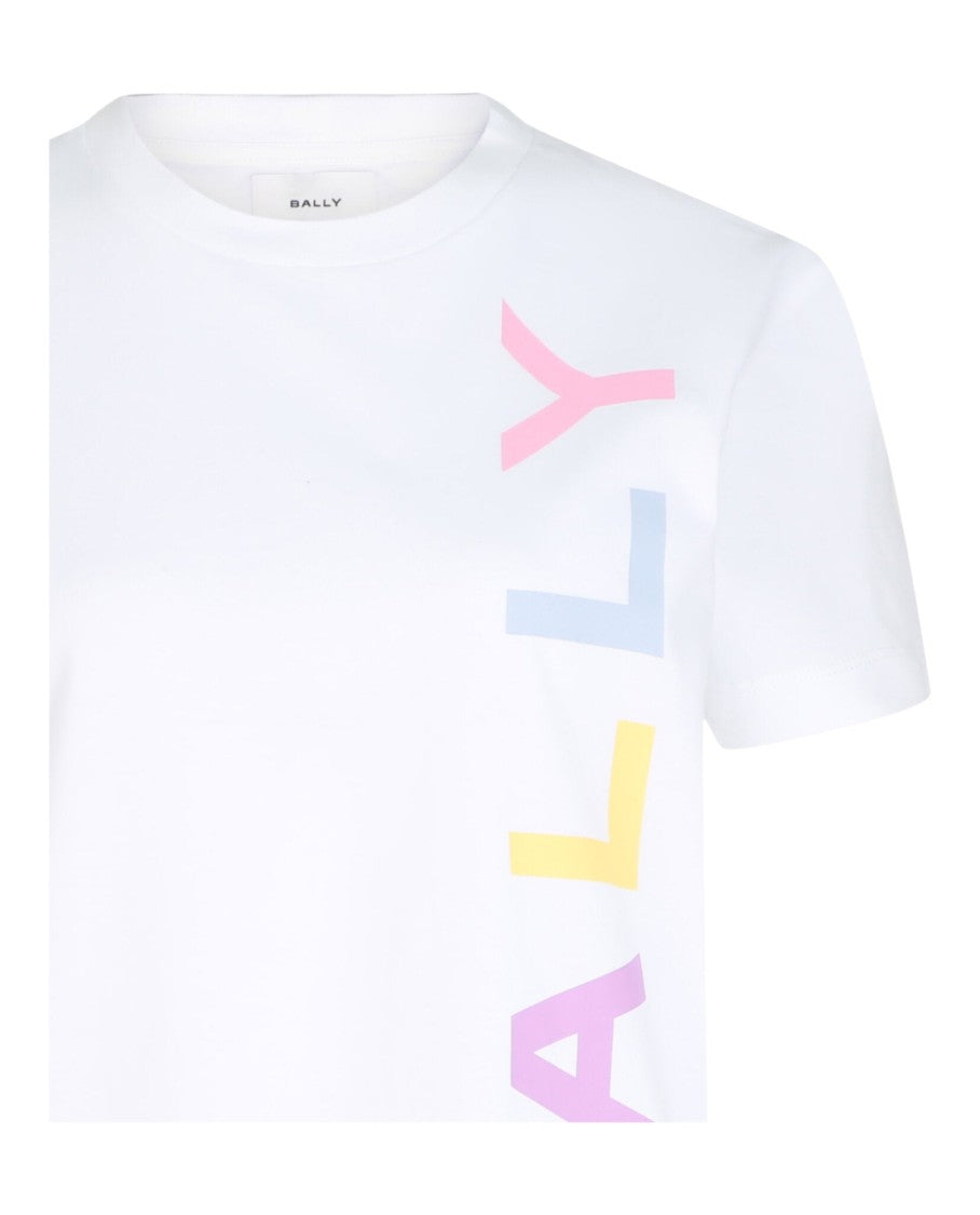 Bally Logo Print Crew Neck T-Shirt