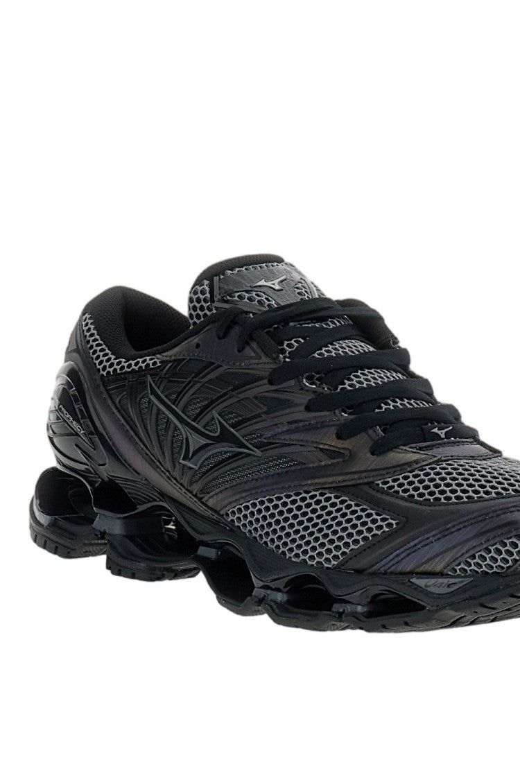 Mizuno Black Mesh Wave Prophecy Ls Sneakers