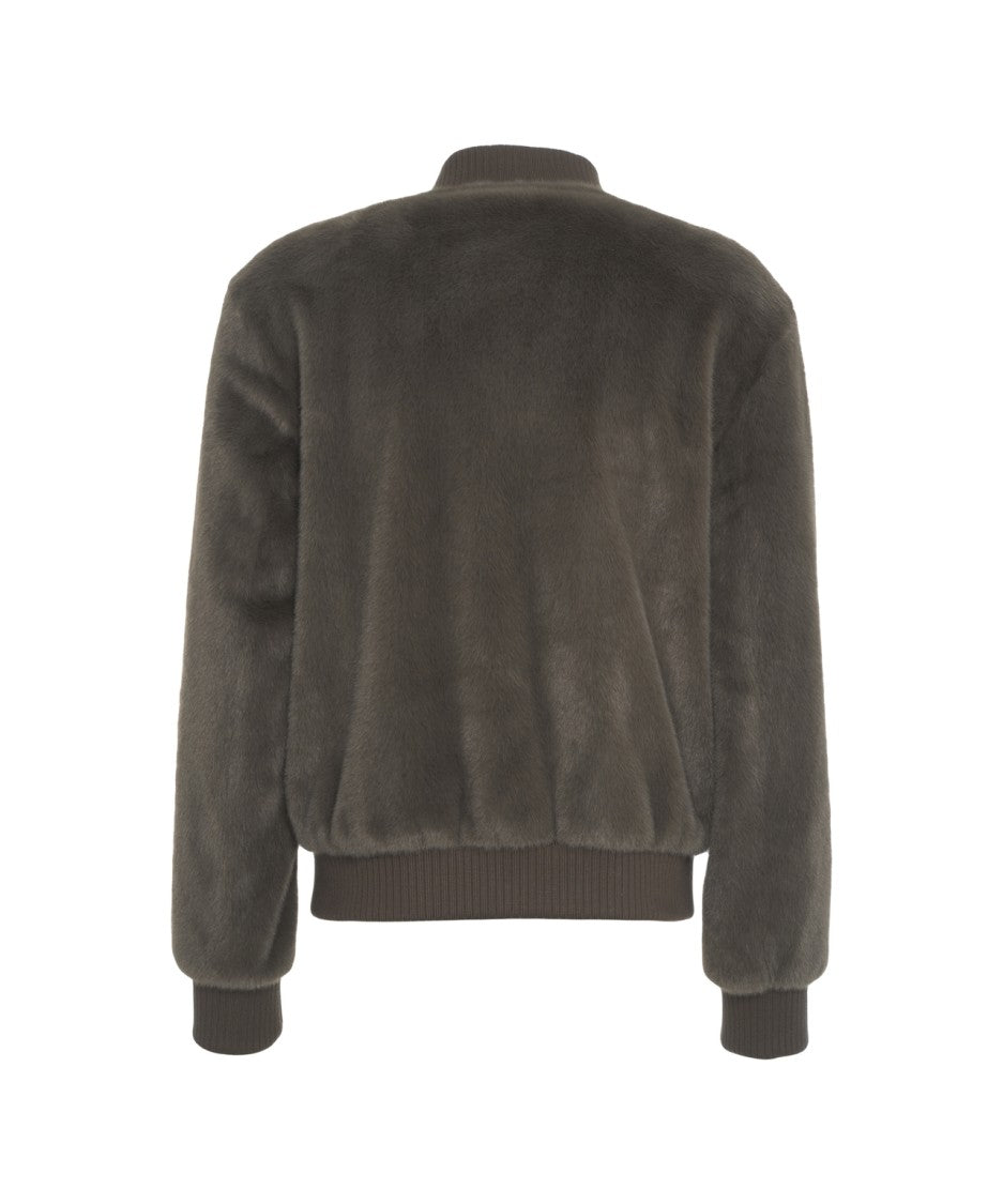 Gimo's Faux Fur Bomber Jacket